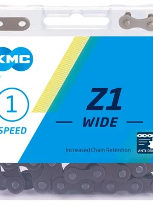 Ланцюг KMC Z1 Wide 1-speed 112 links brown + замок