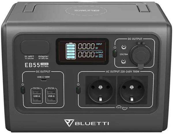 2ed0ba9f4808d23b85dbc2ae37e5ae34-convert.webp Зарядна станція Bluetti PowerOak EB55 537Wh, 150000mAh, 700W