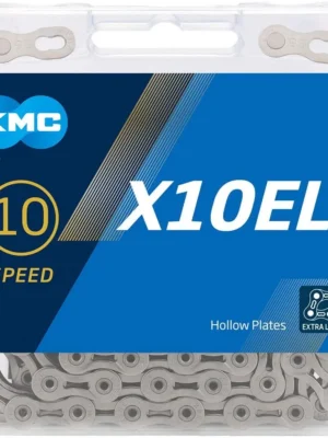 Ланцюг KMC X10EL 10-speed 114 links silver + замок