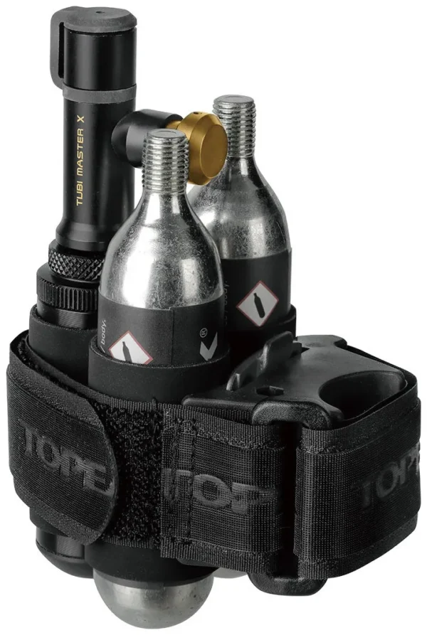 8010a3e7a7ac0b6f1a3ea620f226a299-convert.webp Ремкомплект/насос Topeak Tubi Master X, 2-in-1 tubeless tire repair kit w/disc insertion spacer, w/o CO2 cartridge, strap mount