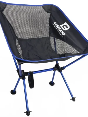 Кемпінгове крісло BaseCamp Compact, 50x58x56 см, black/blue