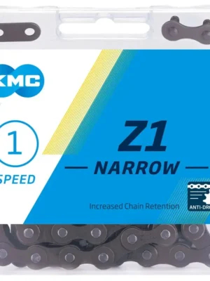 Ланцюг KMC Z1 Narrow 1-speed 112 links brown + замок
