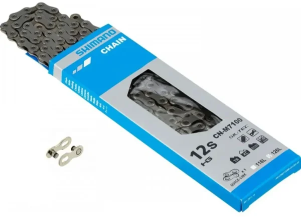a21ab4950a40f10b6123a9ea157b97d1-convert.webp Ланцюг Shimano CN-M7100 SLX/105/GRX 12-speed 116 links SIL-TEC + Quick-LINK