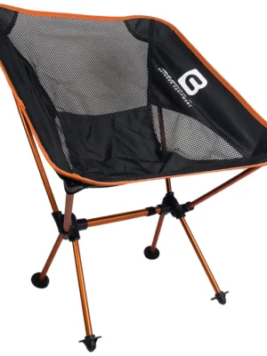 Кемпінгове крісло BaseCamp Compact, 50x58x56 см, black/orange