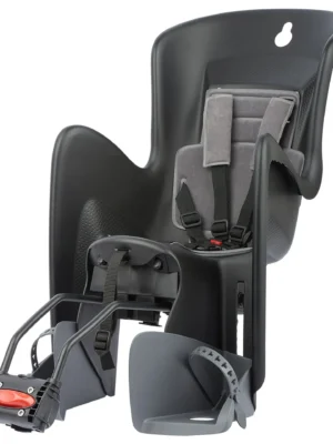 Дитяче велокрісло заднє POLISPORT Bilby Maxi RS (9-22 кг) black