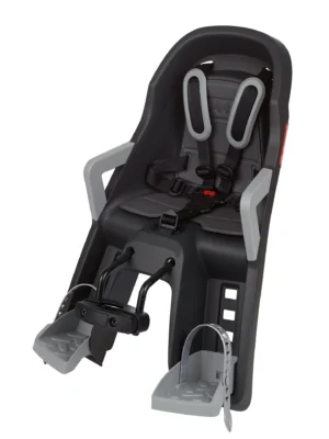 Дитяче велокрісло переднє POLISPORT Guppy Mini+ FHT (9-15 кг) grey
