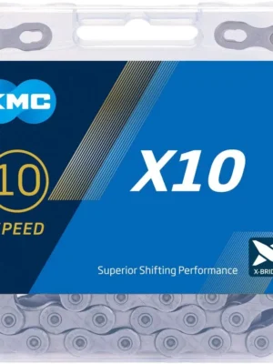 Ланцюг KMC X10 10-speed 114 links grey + замок