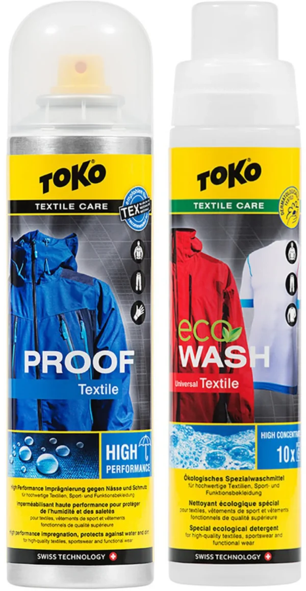ba0179e2ce5e5199321e6a6eea0ca39f-convert.webp Просочення та прання Toko Duo-Pack Textile Proof & Eco Textile Wash 250ml
