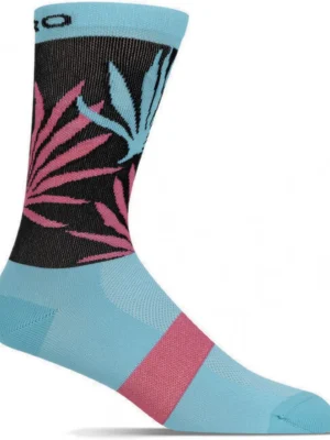 Шкарпетки Giro Comp Racer High Rise Screaming Teal/Neon Pink Palms
