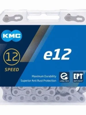 Ланцюг KMC e12 EPT 12-speed 130 links + замок (для електровелосипедів)