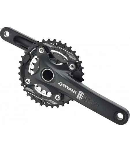 Комплект шатунів PROWHEEL VORTEX-551-TT (10S) 175mm, 22 / 36T black