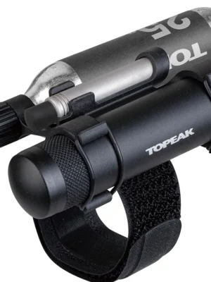 Ремкомплект/насос Topeak TubiPod Max, strap mount w/Tubi Pod, mini knife, Nano AirBooster, one 25g CO2 cartridge