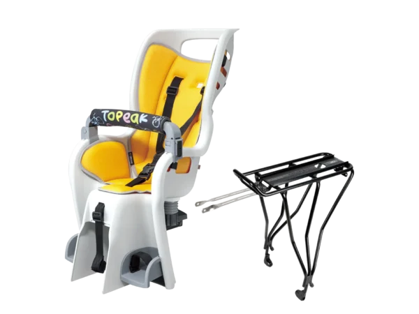 ea75741c35484691bb5a6f510dc1147f-convert.webp Дитяче крісло Topeak BabySeat II w/29" wheel disc mount rack, fit 26"~29" bikes, MTX QuickTrack System 1.0/2.0, yellow color seat pad