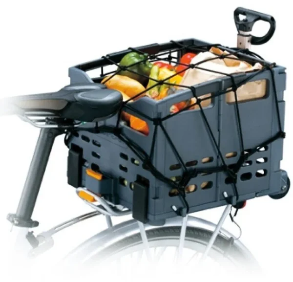 Корзина на багажник Topeak TrolleyTote Folding Rear Basket MTX QuickTrack®