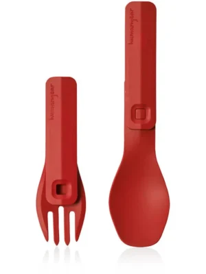 Набір приборів для їжі Humangear GoBites Click red (червоний)